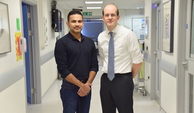 Mustafa Khanbhai and Erik Mayer BMJ award winners