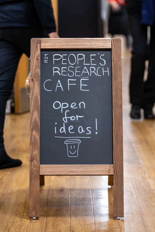 people's research cafe open for ideas